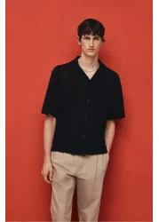 H&M Regular Fit Jacquard-knit shirt