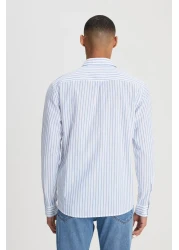 Lee قميص أبيض بقصة عادية 100% قطن