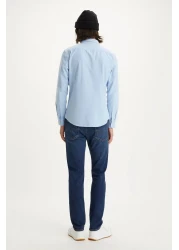 Levi's قميص رجالي قميص أزرق الحجم: M