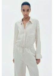 H&M Linen-blend trousers