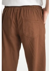 Klothy Kety Men's Comfortable Linen Look Trousers