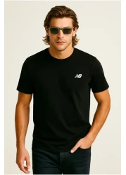New Balance Nb Classic Basic Logo Men's Black Tshirt