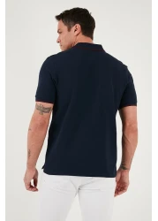 Buratti 100% Cotton Button Regular Fit Polo Neck t Shirt Men's Polo Neck t Shirt 5902118