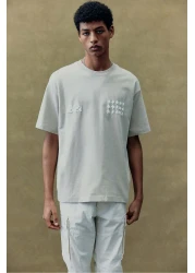 H&M Loose Fit Printed T-shirt