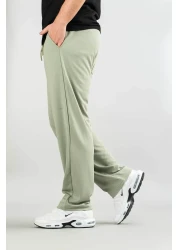 bombe Men's Black Comfortable Fit Bagy Pants Fabric Belted Drawstring Lycra Fabric Canvas Blend Trousers