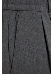  Collection Gray Wide Leg Fabric Baggy Pants Tmnss23Pl00039