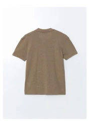 LC Waikiki Lcw Vision Polo Neck Short Sleeve Combed Cotton Men's T-Shirt