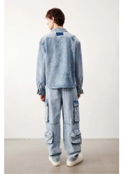 H&M Boxy Fit Denim shirt