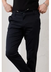 RAVANELLI Men's Regular Fit Relaxed Cut Chino Trousers Bright