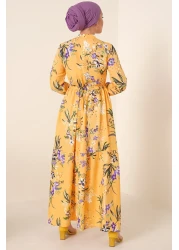 Bigdart 2144 Judge Collar Hijab Dress - A.Hardal