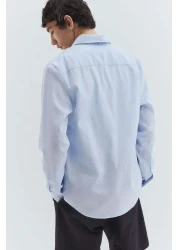 H&M Regular Fit Linen-blend shirt