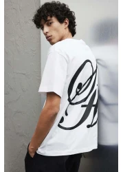 H&M Loose Fit Printed T-shirt