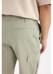 Defacto Relax Fit Trousers Straight Leg with Cargo Pockets D5967Ax25Sp