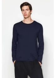  Collection Black-Navy-Anthracite Regular/Regular Cut 3 Pack Basic 100% Cotton Tok T-Shirt Tmnaw21Ts0197