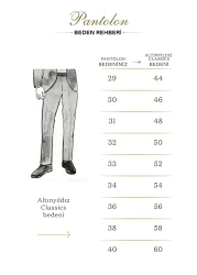 AC&Co / Altınyıldız Classics بنطال كلاسيكي للرجال ذو قصة عادية باللون الأسود وجيب جانبي مريح