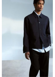 H&M قميص خارجي بقصّة عادية