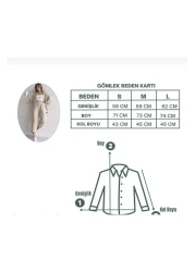 İkmal Women's Fuchsia Double Linen Shirt Pants Bottom Top Set