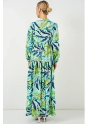 Bigdart 2423 فستان حجاب منقوش أصلي - E.Mint