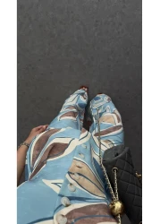 HAZELANNA Patterned linen outfit