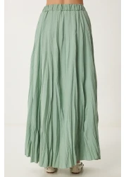 Happiness İstanbul تأثير منسوج متوهج ذو تأثير أخضر للسيدات DD01347