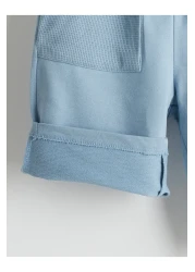 LC Waikiki Crew Neck Printed Boys' T-Shirt and Shorts Pack of 2