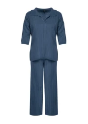  Collection Indigo Basic Corded Bottom-Top Set Twoss23Au00029