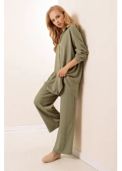 Bigdart 5858 Knitted Double Set - Çağla