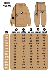 FYK KİDS Kind Nes-trend Wa Text Printed Boy's Capri Set