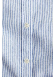 H&M بلوزة من مزيج الكتان