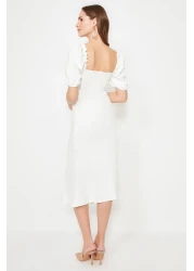  Collection Bridal White Woven Evening Dress Night Graduation Dress Tprss21El0053