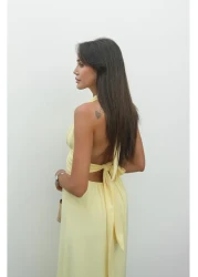 Havoş فستان الرسن الأصفر