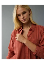 American Eagle Ae Perfect Button-up Shirt