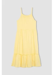 Defacto Girl's Strap Dress B4466A824SM