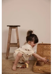 OhlalaKoala Cherry Printed Shorts Set