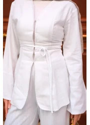 LOCCO Women's Bea Suit White