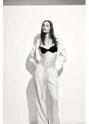 H&M Straight drawstring trousers