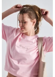 The Champ Clothing The Wellness Era Printed 100% Cotton Oversize Women's T-Shirt