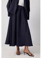 Touche Prive Flower Detail Modal Jacket Skirt Set