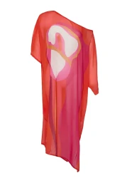  Collection Multicolor Floral Fitted Maxi Woven 100% Polyester Dress