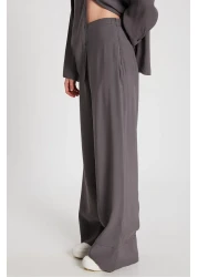 minaaise Women's Anthracite 100% Modal Bottom/Top Shirt and Pants Set 29137