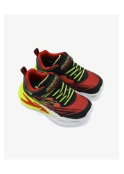 Skechers حذاء رياضي Skechers مطبوع ومضيء للأولاد مع قفل بخطاف وحلقة - FLEXGLOW ULTRA