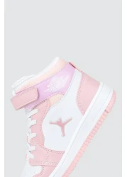Cool حذاء رياضي للأطفال باللون الوردي والأبيض مقاس 31-36
