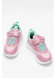 Liger Children's Velcro Smart Lacing Sports Shoes Pink - Green