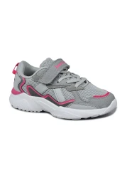 Jump 29189 Velcro Gray - Fuchsia Girl's Sneaker Casual Sneakers
