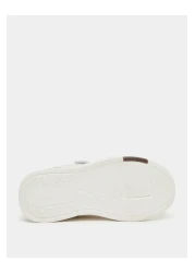 Styli Solid Low Top Trainer Shoes with Velcro Closure