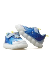 Vicco Flash Boy's Lighted Sports Shoes 25Y 346.214 Pe Navy Blue