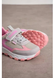 GAK RUN حذاء رياضي كاجوال مريح للأطفال من الجنسين مزود بشريط فيلكرو ونعل بولي خفيف