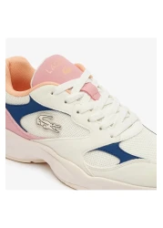 Lacoste Storm 96 Lo Vintage Kids Cream Sneaker