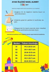 BOUIS Black and White Single Velcro Flexible Faux Leather Children's Sneakers - m Series Sneakers