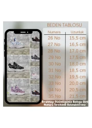 Elma Çocuk Unisex Soft Flexible Sneaker - Casual Sports Shoes with Anatomical Fusped